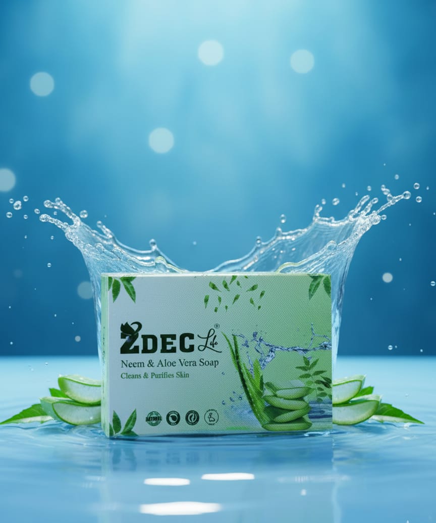 Zdeclife Neem & Aloe Vera Soap